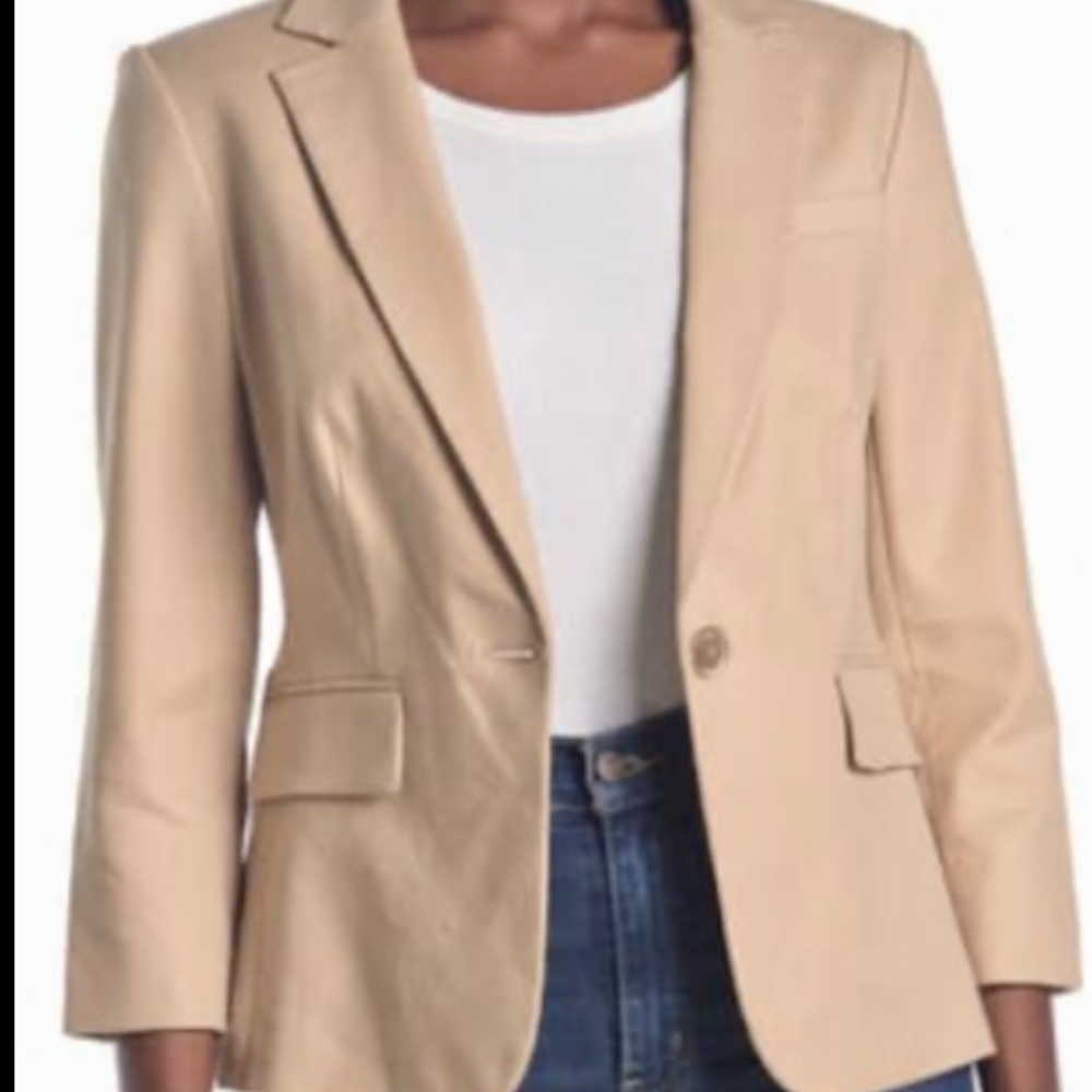 NWT Veronica Beard Khaki School Boy Dickey Jacket